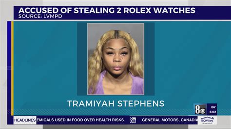 Woman accused of stealing expensive watches during 'trick roll' 